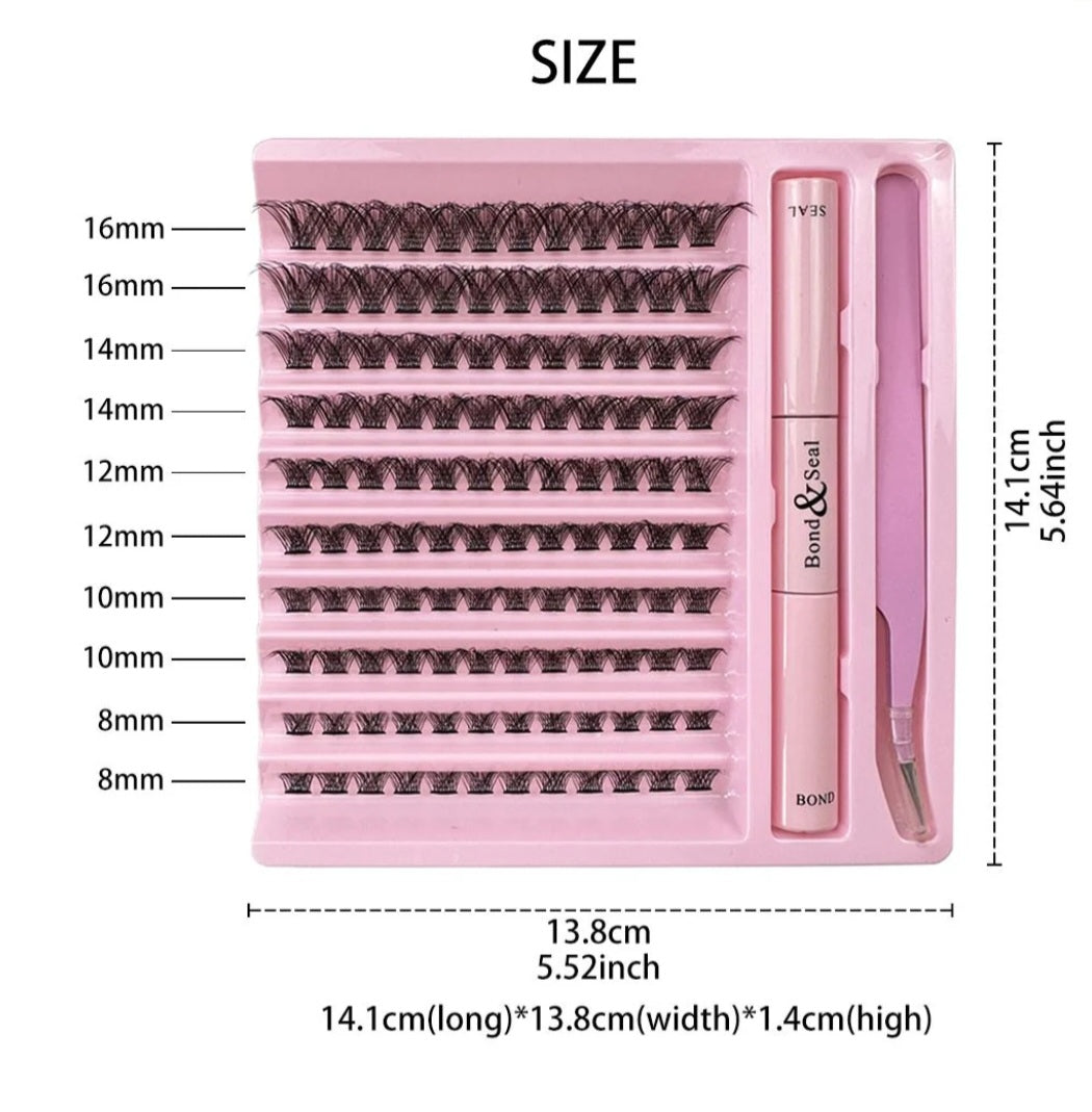 Divine lash set with glue